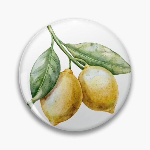 Item preview, Watercolor Lemon Pair Botanical Illustration designed and sold by Alisles.