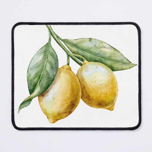 Item preview, Watercolor Lemon Pair Botanical Illustration designed and sold by Alisles.