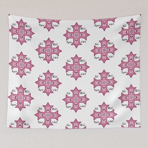 Item preview, Coptic Cross Purple Icon designed and sold by mingelui.