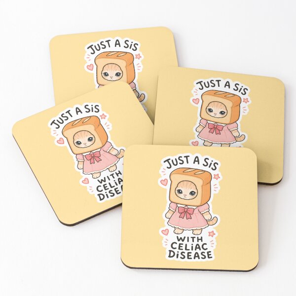 Item preview, Just A Sis With Celiac Disease - Funny Gluten Intolerance Cat Meme designed and sold by thecatcouch.
