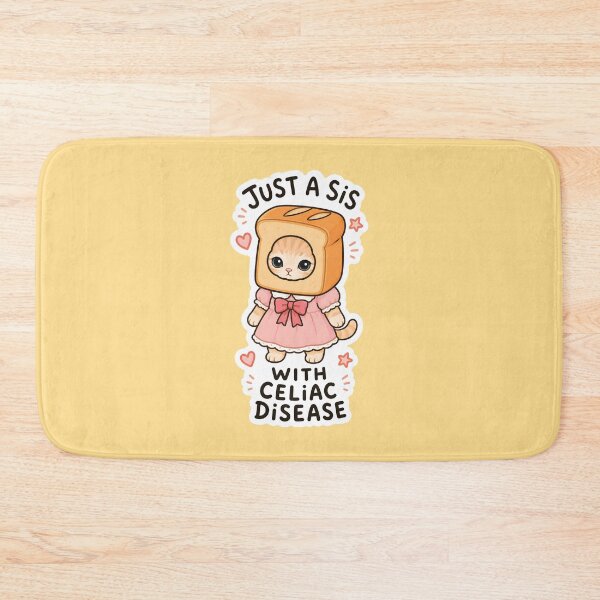 Item preview, Just A Sis With Celiac Disease - Funny Gluten Intolerance Cat Meme designed and sold by thecatcouch.