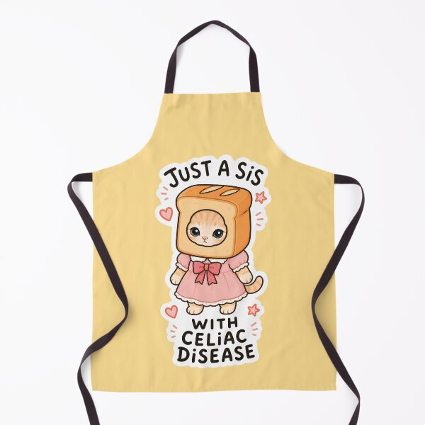 Item preview, Just A Sis With Celiac Disease - Funny Gluten Intolerance Cat Meme designed and sold by thecatcouch.