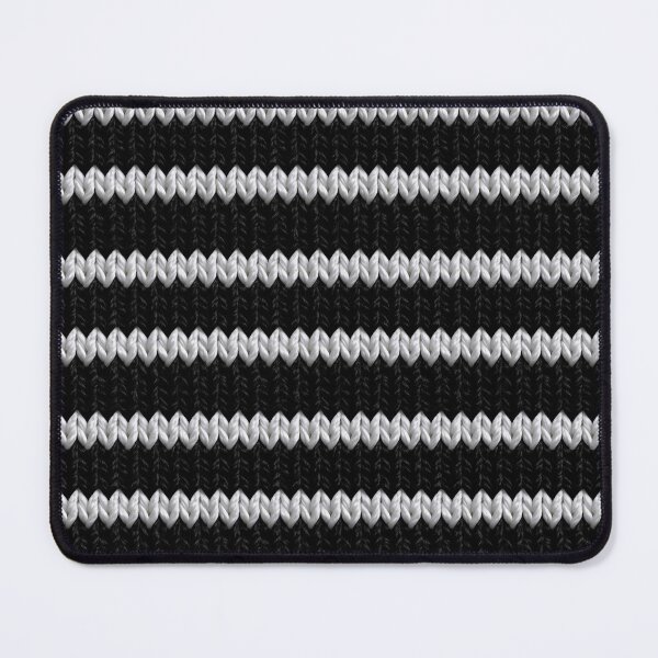 Item preview, Vertical Chunky Black Knit Column Pattern designed and sold by igraphixart.