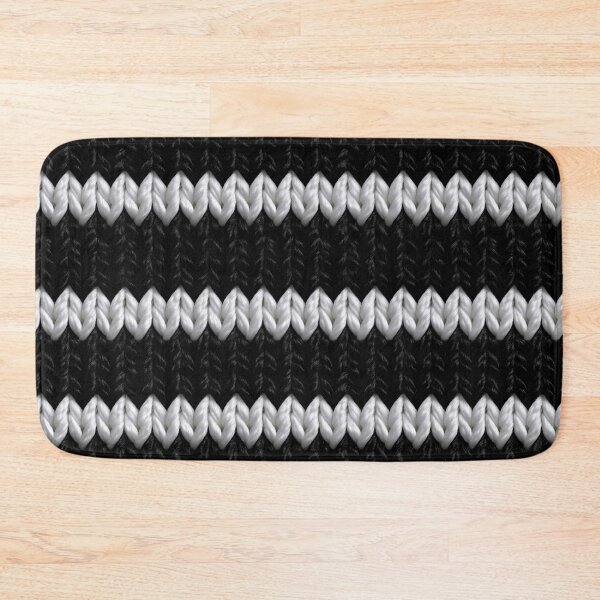 Item preview, Vertical Chunky Black Knit Column Pattern designed and sold by igraphixart.