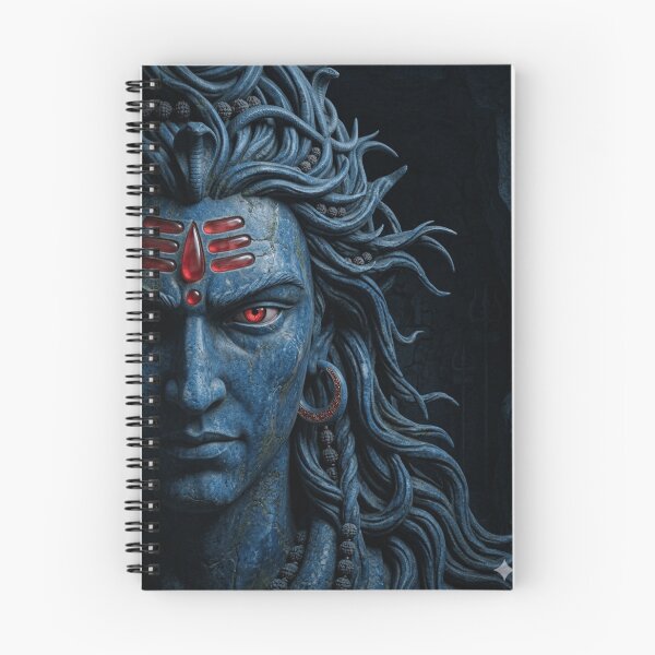 Item preview, Angry Lord Shiva Har Har Mahadev Calligraphy Streetwear Graphic Tee Design designed and sold by PixeoCreatives.