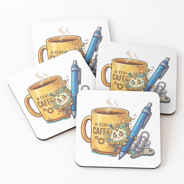 Item preview, Coffee First, Chaos Later – Funny Productivity Sticker designed and sold by CuteRage.