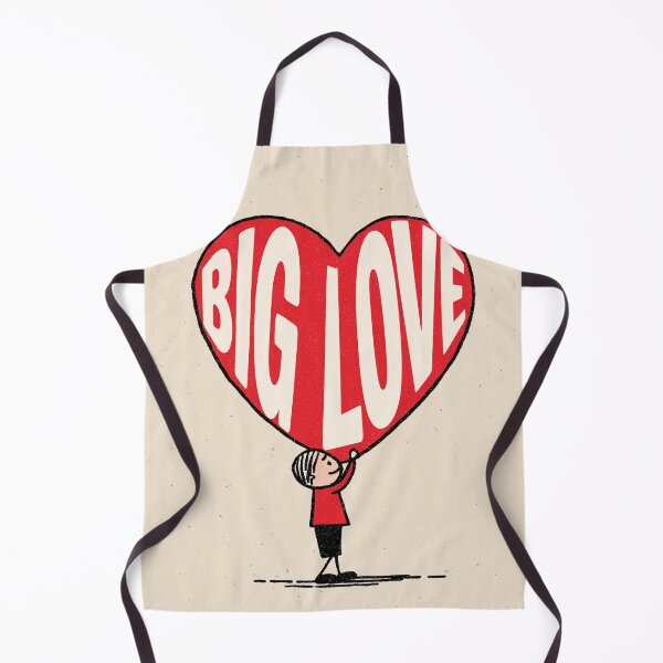 Item preview, Big Love Retro Heart Cartoon designed and sold by puttif.