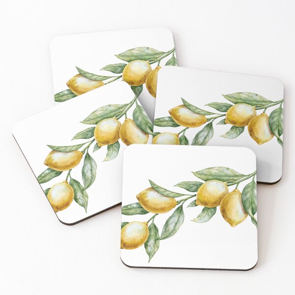 Item preview, Watercolor Lemon Branch Botanical Art designed and sold by Alisles.