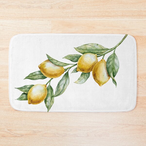 Item preview, Watercolor Lemon Branch Botanical Art designed and sold by Alisles.