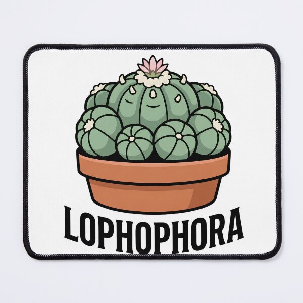 Item preview, Lophophora Diffusa Cactus Flat Vector Streetwear designed and sold by GreenDivisionJP.