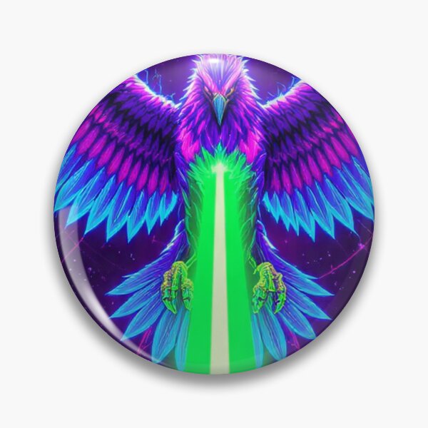Item preview, Cyberpunk Eagle Circuit Neon Art designed and sold by Neo Tokio.