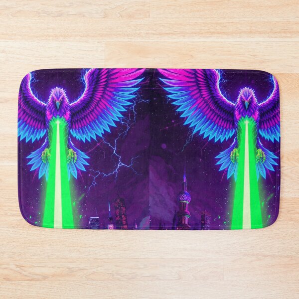 Item preview, Cyberpunk Eagle Circuit Neon Art designed and sold by Neo Tokio.