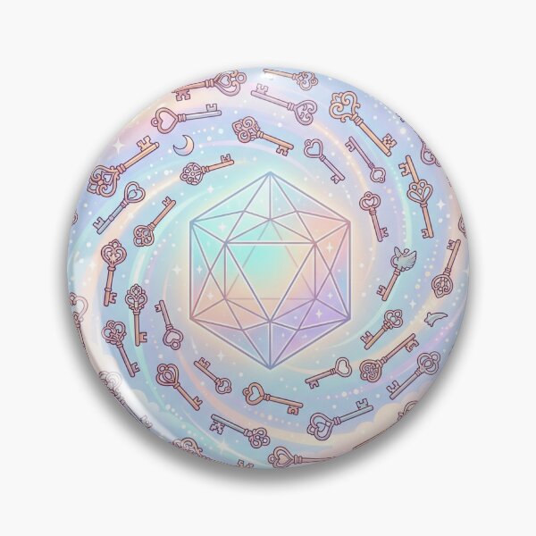 Item preview, Celestial Keys of Possibility – Dreamy Pastel Fantasy Sticker designed and sold by CuteRage.
