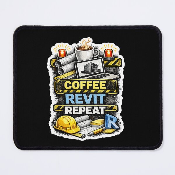 Item preview, Coffee Revit Repeat Funny BIM Engineer and Architect Design designed and sold by Arch4Design.