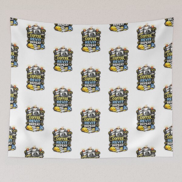 Item preview, Coffee Revit Repeat Funny BIM Engineer and Architect Design designed and sold by Arch4Design.