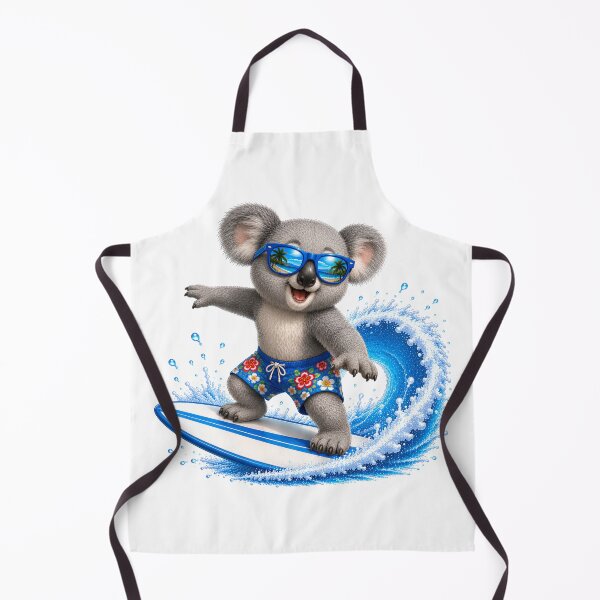 Item preview, Cute Kawaii Koala Surfing Summer Beach Wave designed and sold by Seculinator.