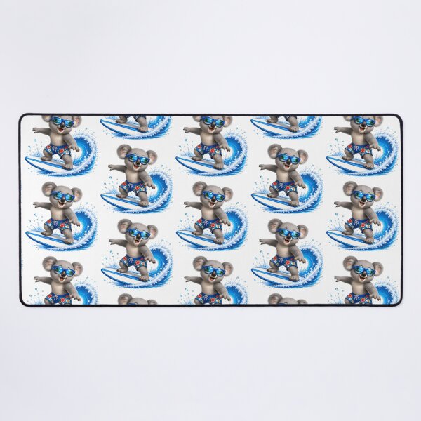Item preview, Cute Kawaii Koala Surfing Summer Beach Wave designed and sold by Seculinator.