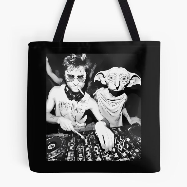 Item preview, Harry And Dobby Elf Dj The House Smoking Meme designed and sold by mikesingshua.