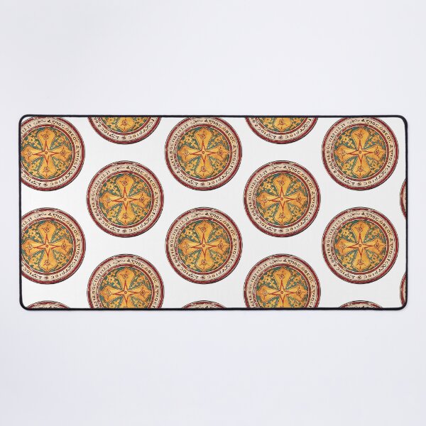 Item preview, Coptic Manuscript Cross Medallion With Coptic Trisagion designed and sold by mingelui.