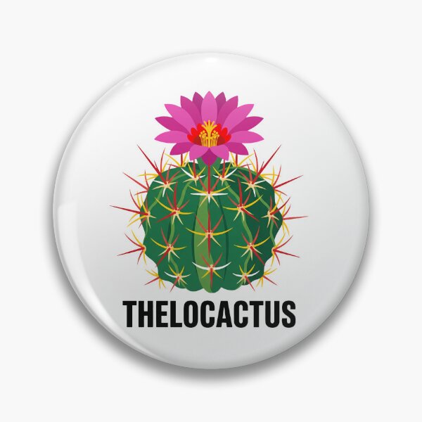 Item preview, Retro Multicolored Spines Cactus Emblem Graphic designed and sold by GreenDivisionJP.