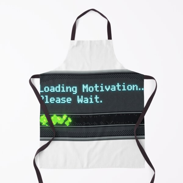 Item preview, Retro 8 Bit Loading Motivation Error Message Funny Computer Laptop Sticker designed and sold by Brightberry Studio.