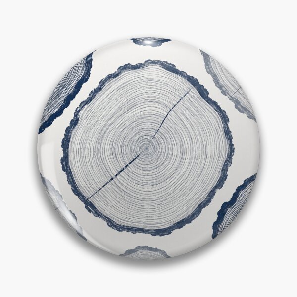 Item preview, Blue Tree Rings Pattern designed and sold by Owcomm.