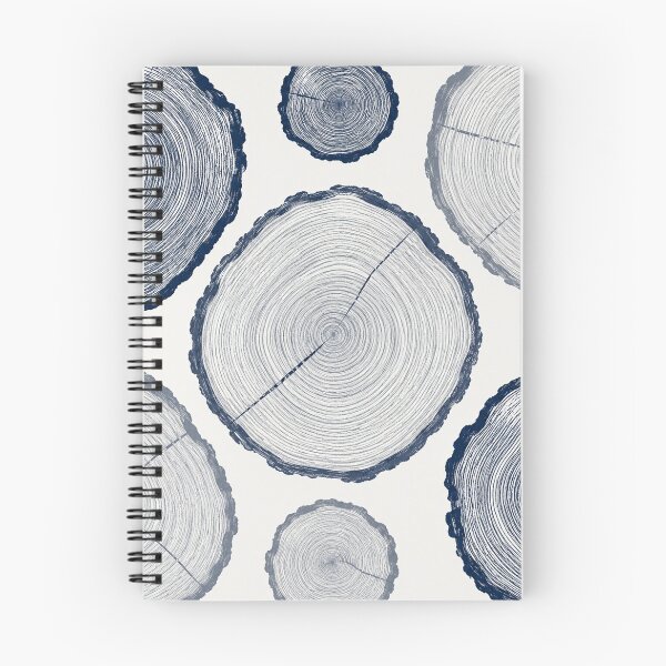 Item preview, Blue Tree Rings Pattern designed and sold by Owcomm.