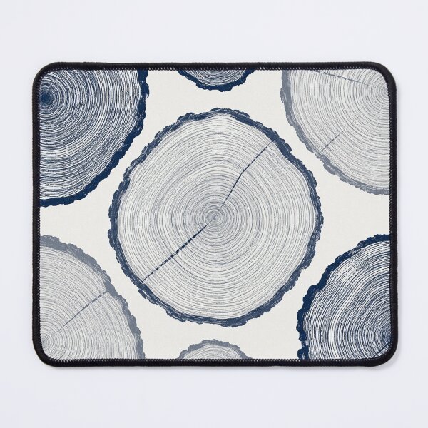 Item preview, Blue Tree Rings Pattern designed and sold by Owcomm.