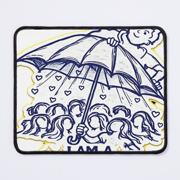 Item preview, I Am A Saviour – Protecting Hearts Sticker designed and sold by Genzfirevibes.