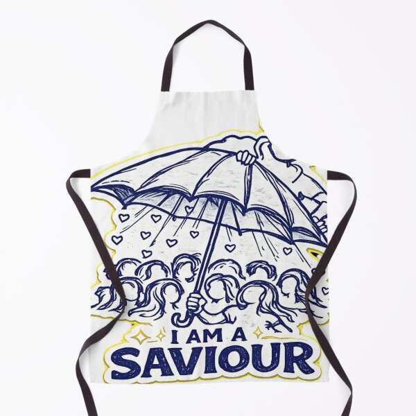 Item preview, I Am A Saviour – Protecting Hearts Sticker designed and sold by Genzfirevibes.