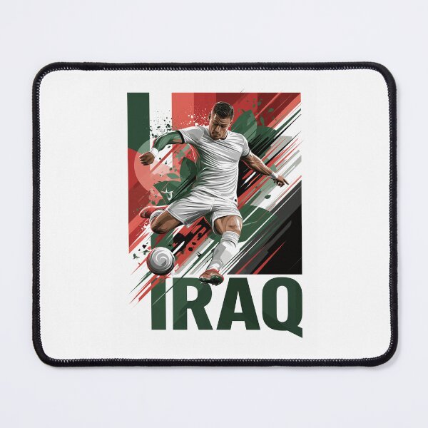 Item preview, Iraq Soccer designed and sold by StudioRedKoala.