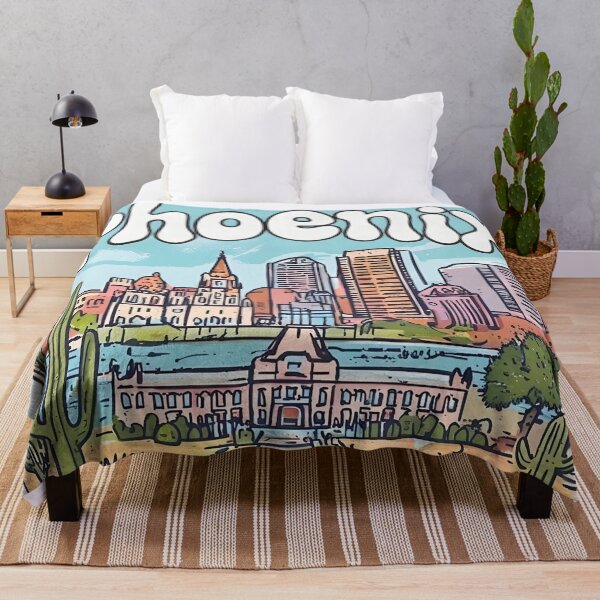 Item preview, Phoenix Arizona Cute Pastel Skyline designed and sold by HowToCanadian.