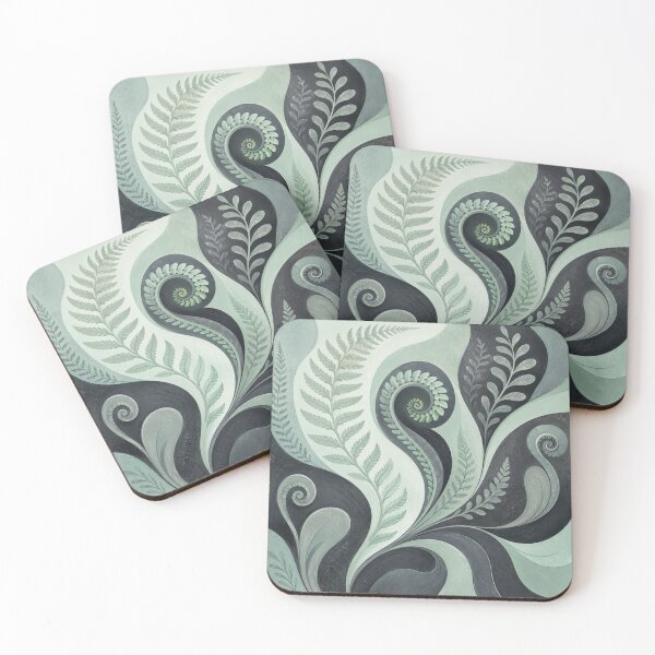 Item preview, Fern Swirlss Pattern designed and sold by Owcomm.