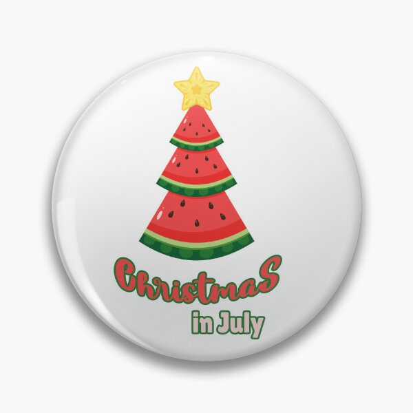 Item preview, Watermelon Christmas Tree - Christmas in July designed and sold by AnnArtshock.