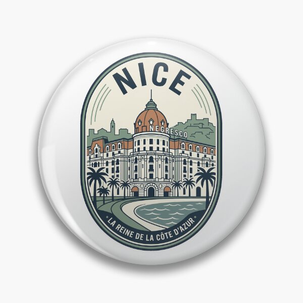 Item preview, Vintage Nice France Travel Badge designed and sold by k3rstman1.