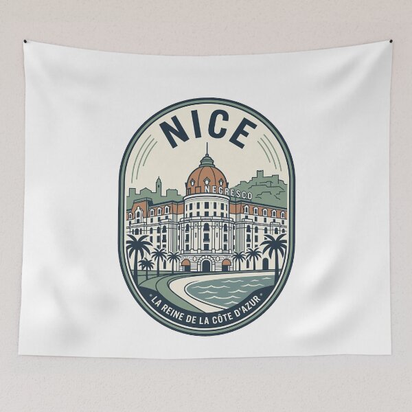 Item preview, Vintage Nice France Travel Badge designed and sold by k3rstman1.