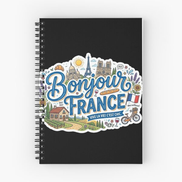 Item preview, Bonjour France Vintage Cute Travel Sticker designed and sold by PACS0011.