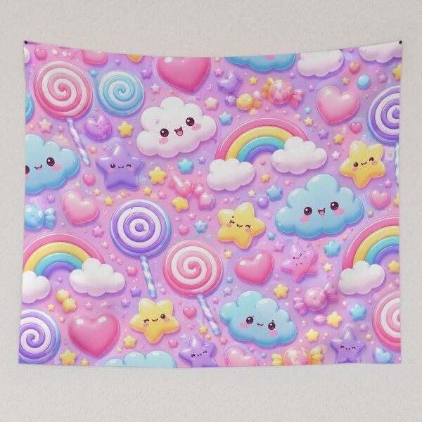 Item preview, Kawaii Candy Clouds Dreamland designed and sold by Owcomm.