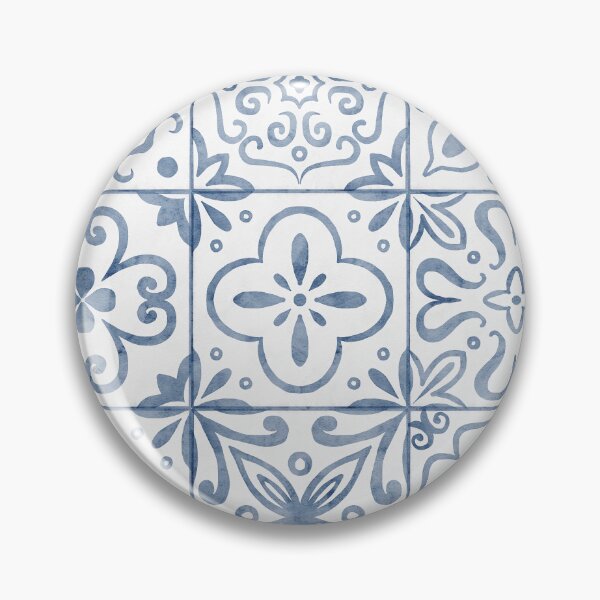 Item preview, Mediterranean Blue Tile Pattern designed and sold by Alisles.