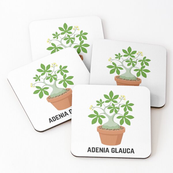 Item preview, Minimalist Caudex Adenia Glauca Botanical Logo designed and sold by GreenDivisionJP.