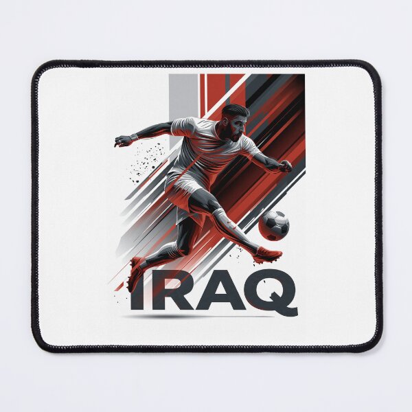 Item preview, Iraq Soccer designed and sold by StudioRedKoala.