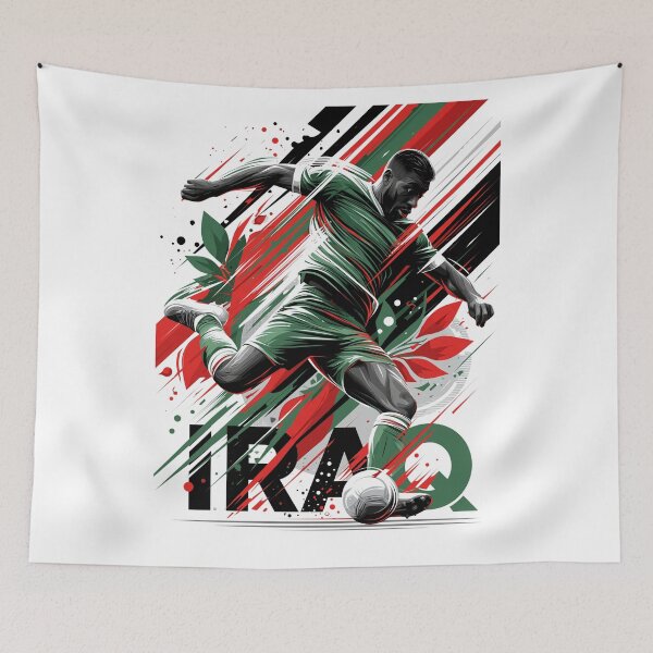 Item preview, Iraq Soccer designed and sold by StudioRedKoala.