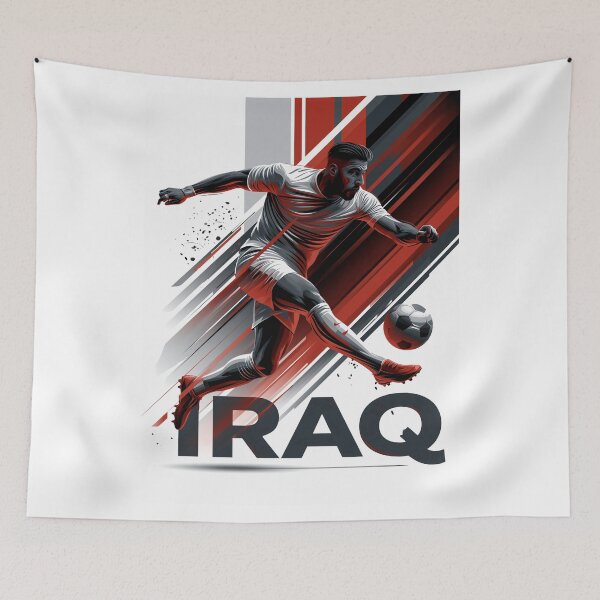 Item preview, Iraq Soccer designed and sold by StudioRedKoala.