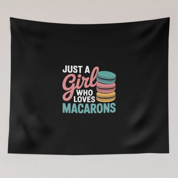 Item preview, Just a Girl Who Loves Macarons designed and sold by jkrphoto.