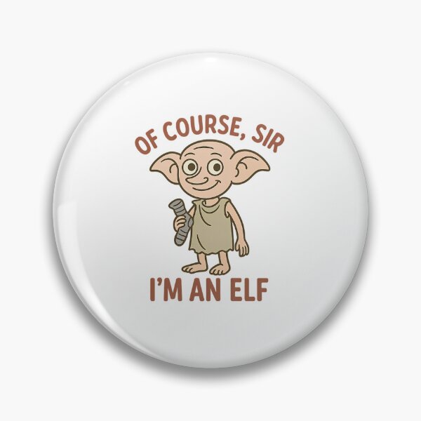 Item preview, Of Course Sir Im An Elf Cartoon Design designed and sold by mikesingshua.