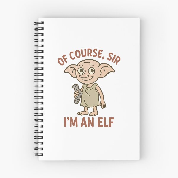 Item preview, Of Course Sir Im An Elf Cartoon Design designed and sold by mikesingshua.