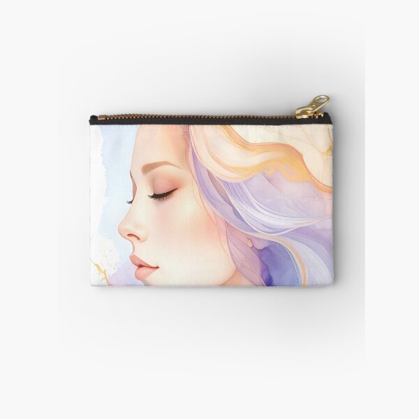 Item preview, Ethereal Watercolor Goddess Gold Foil designed and sold by ToxicInkArt.