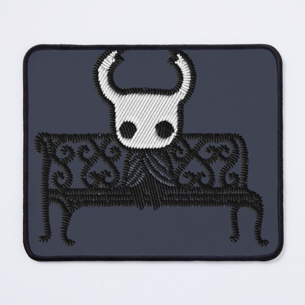Item preview, Hollow Knight on Bench Embroidery Patch | Stitched Hallownest Adventure Design designed and sold by · GAMING SOUL ·.