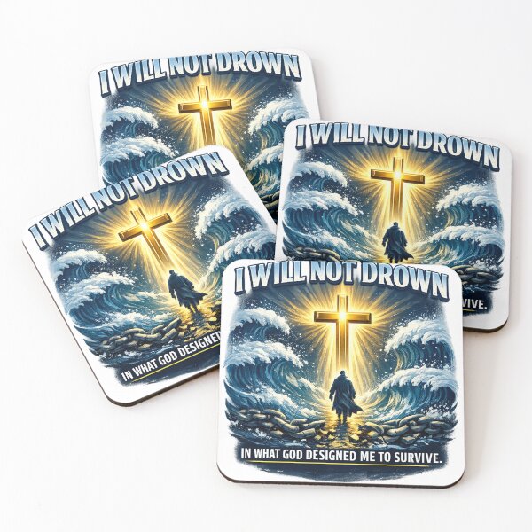 Item preview, I WILL NOT DROWN IN WHAT GOD HAS DESIGNED ME TO SURVIVE designed and sold by Divine-Living.