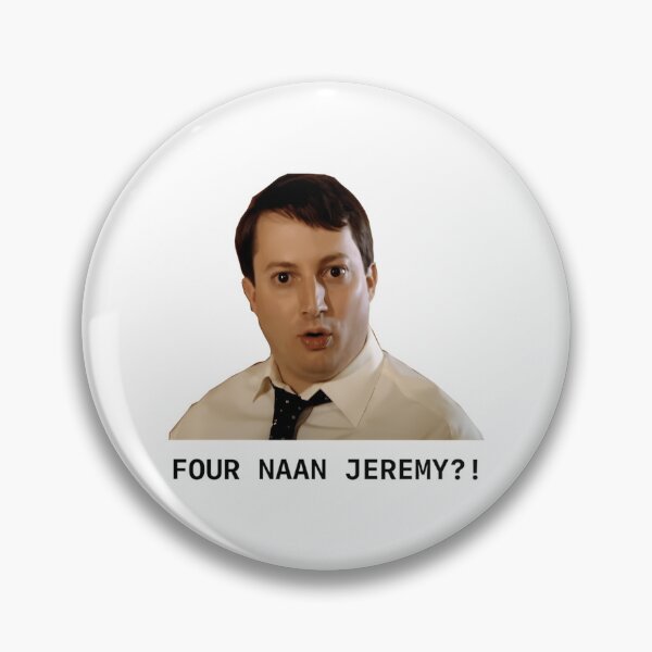 Item preview, Peep Show Mark - Four Naan Jeremy Quote (Plain Background) designed and sold by mikesingshua.